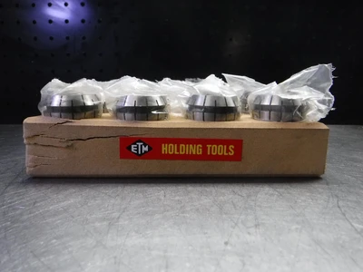 ETM ER40 23 Piece Spring Collet Set 1/8" To 1-1/64" ER40 23 C.SET (LOC3048B)
