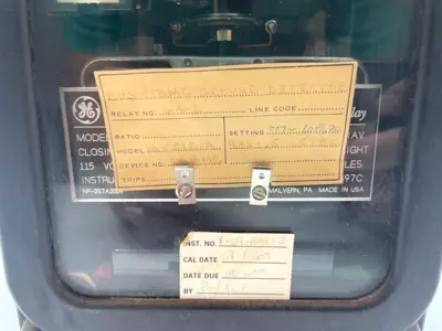 USED GE VOLTAGE RELAY