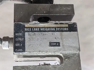300 Gallon Aluminium Hopper With Load Cells