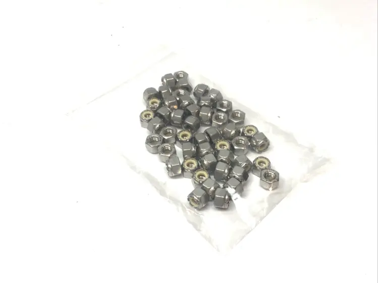 New | in-Stock Fastenal Nylon Insert Lock Nut Stainless Steel 1/4"-20 PACK OF 49 Nuts & Screws Michigan US | Maverick Industrial Sales #1507226