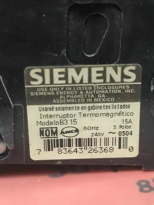 Used SIEMENS B315 Miscellaneous Equipment (Electrical & Power) | Surplus Asset Holdings #1198334