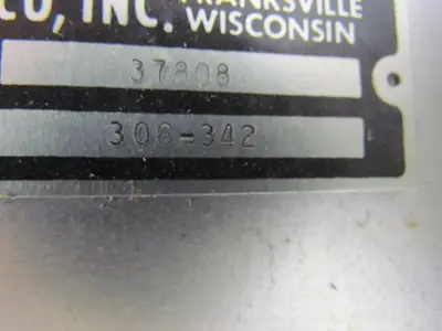 Unico 306-342 SCR Power Supply For Parts Sold As Is
