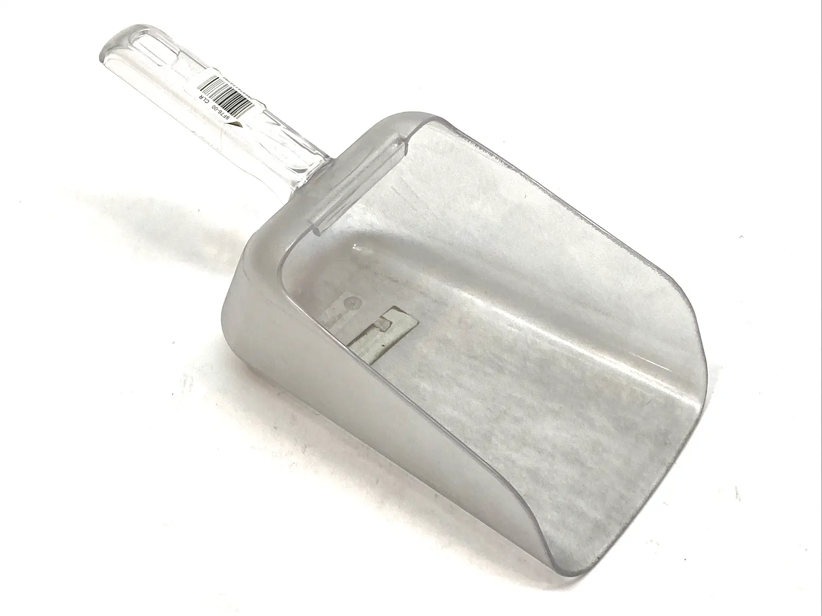 USED RUBBERMAID BOUNCER CONTOUR SCOOP 64 OZ CLEAR