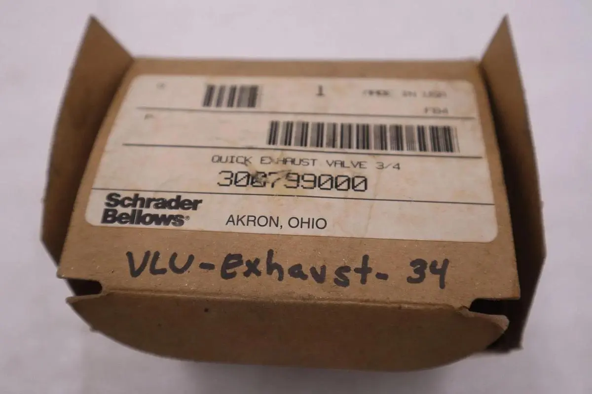 Schrader Bellows 300799000/ 30077-9000 Quick Exhaust Valve - STOCK GF188A
