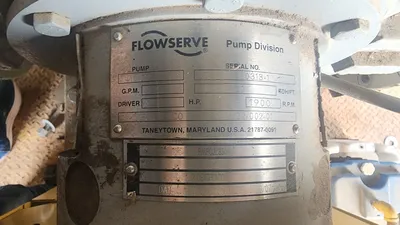 2007 Enclosed CAT C15 Diesel Powered Water Pump Flowserve 5626 GPM 220 Head Ft