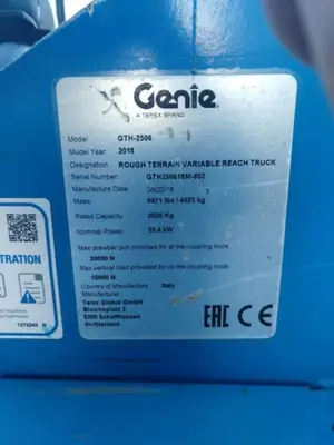 Used 2018 GENIE GTH-2506 Telehandlers Utah US | Global Remarketing #1285957