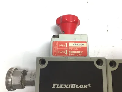 Numatics FlexiBlok Pressure Regulator/Filter/Lubricator/Soft Start Valve Combo.