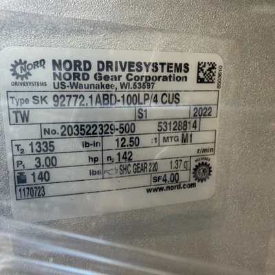 NEW Nord 92772.1ABD-100LP/4 CUS