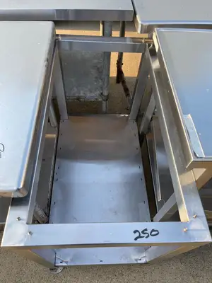 Used Falcon Restaurant Supply Used 35" Stainless Steel Equipment Stand - SS214 Restaurant Equipment (Miscellaneous) Illinois US | Falcon Restaurant Supply #1376014
