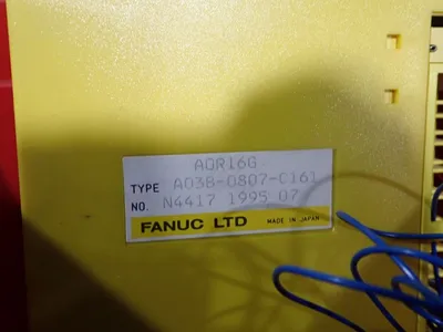Used FANUC A03B0807C104 AID16D, A03B0807C161 Input / Output Modules | HGR 24 #733412