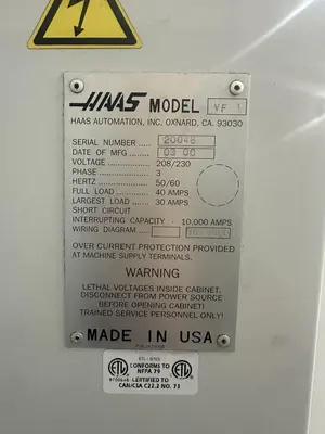 USED HAAS VF1