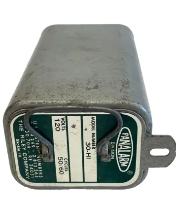NEW PANALARM 30-HI RELAY 120 VOLTS CYCLES 50/60 30HI