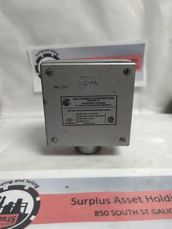 Used GAI-TRONICS 305-001 Misc Electrical & Power Parts Ohio US | Surplus Asset Holdings #1241067