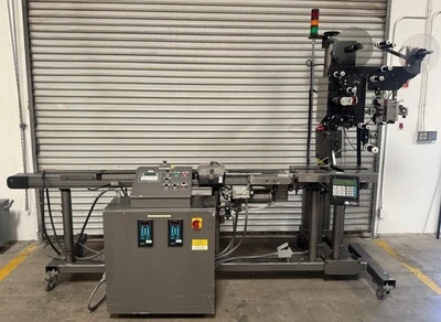 CTM Label Applicator Printer Norwood RS-1100 360 Labeler Labeling System