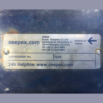 USED SEEPEX BN 52-6L
