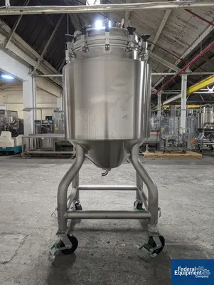 USED A&M Process 500 Liter A&B Process Receiver Tank, 316 S/S, 44/150#