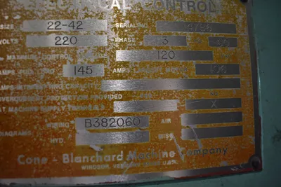 1976 BLANCHARD 22-42 GRINDERS, SURFACE, ROTARY TYPE - VERTICAL | GCH Machinery (5)