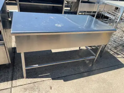 Used Falcon Restaurant Supply Used 60" Stainless Steel Table with 3 Drawers - SS315 Food Prep Tables Illinois US | Falcon Restaurant Supply #1375563