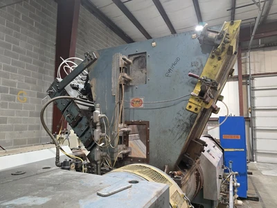 12" Single Screw Crown/CDL Dump Extruder, Model RPU2E400, 10:1 L/D Ratio