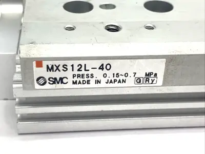 MXS12L-40 | SMC  Pneumatic Guided Cylinder Slide Table 12 Bore Size 40mm Stroke - Used