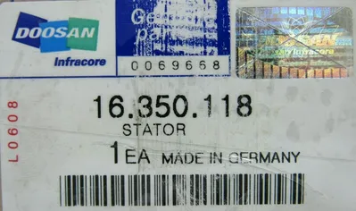 NEW DOOSAN 16.350.118 STATOR 16350118