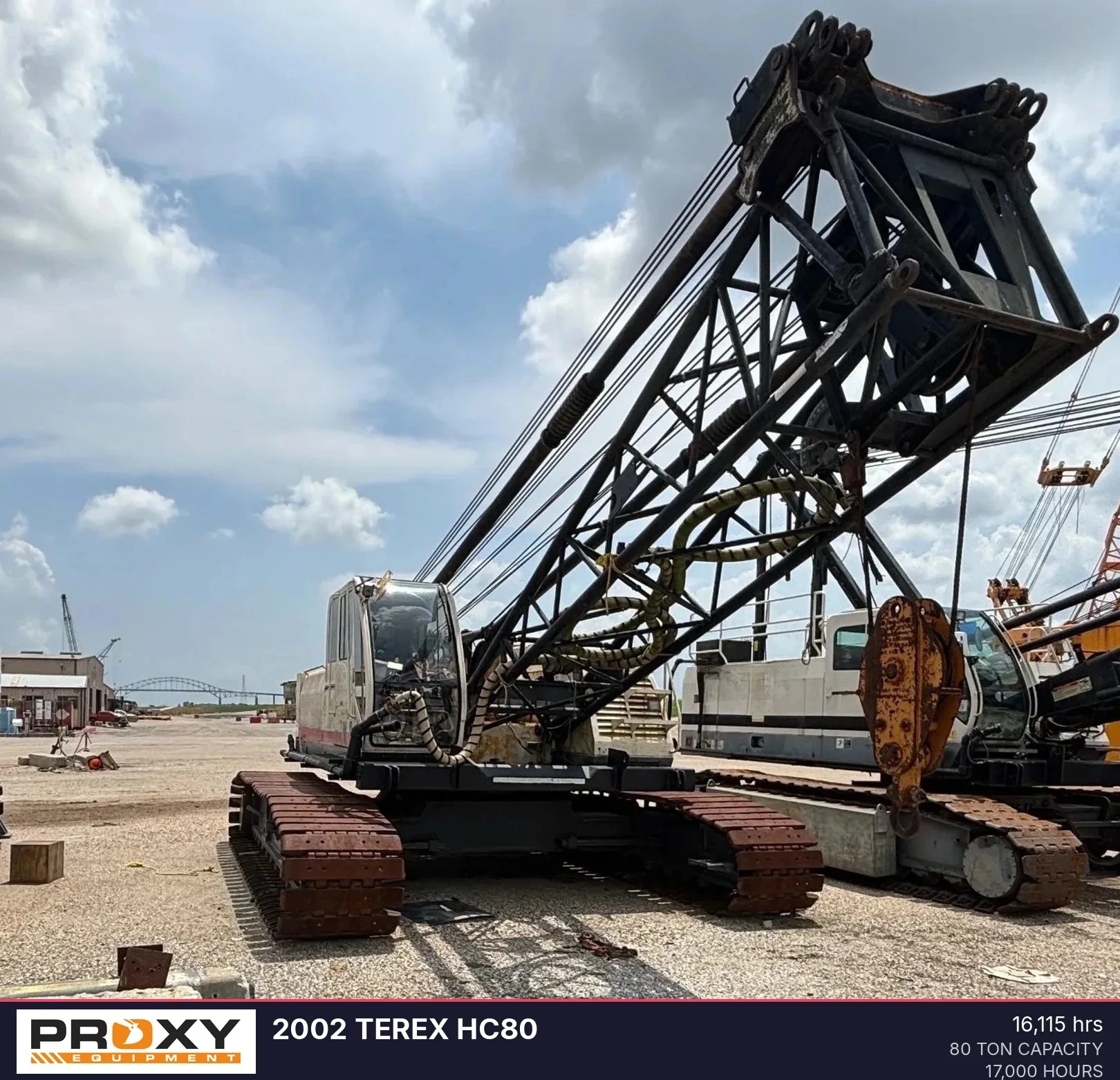 Used 2002 TEREX HC80 Crawler Cranes Louisiana US | Proxy Equipment #1388968