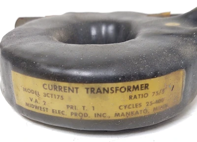 🔥 MIDWEST 3CT175 CURRENT DETECTION COIL 25-400HZ Ratio 175/5