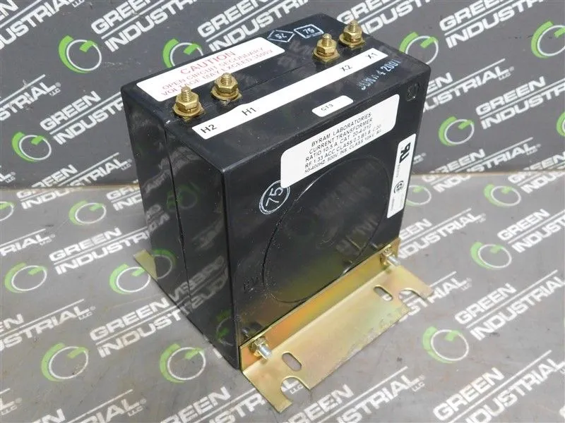 Byram Laboratories 20-4-010 Current Transformer 10:5A RF 1.33 ACC Class 0.3 Used
