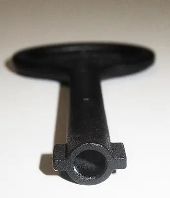 NEW JOHN G WEBER CO INC. MACHINERY ELECTRICAL PANEL KEY - 5MM