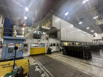 2500 Ton Schuler Model HZPUI Hydraulic Tandem Press Line - (4) 1250 Ton Schuler follow up Presses