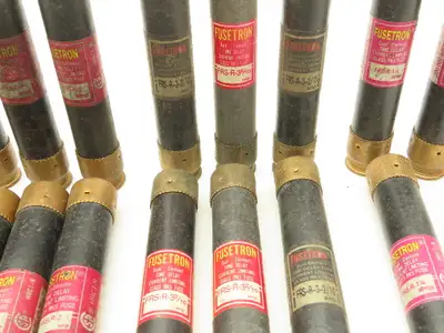 Bussman Fusetron Dual-Element Time Delay Fuses 600V 3.2A 2A 1.25A Mix Lot of 27