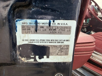USED 1981 FORD CROWN VICTORIA