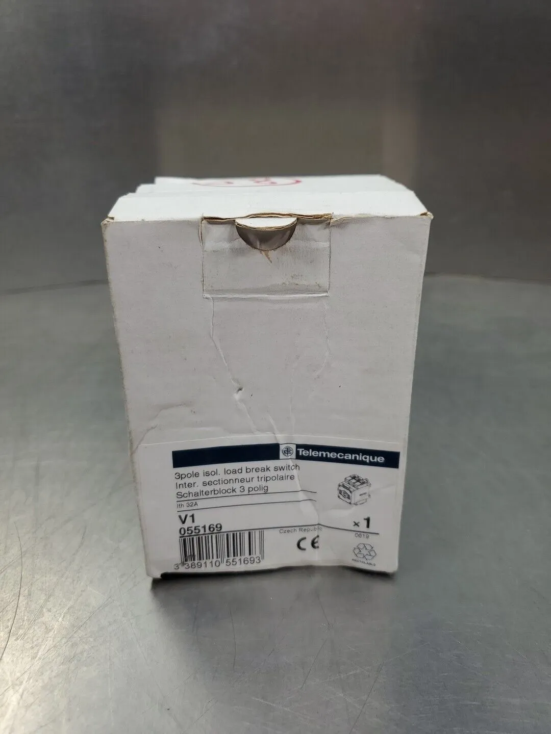 Telemecanique V1 055169 3-Pole Isolated Load Break Switch. 4A-32