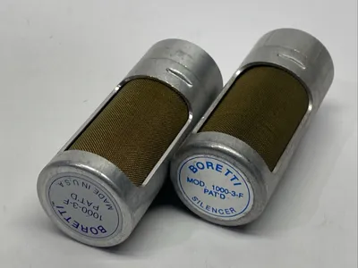 1000-3-F | Boretti  Pneumatic Muffler LOT OF 2 - Used