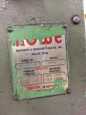 USED ROWE R-20