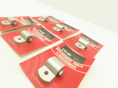 Velvac 704069 Clamp Kit 5/8" Round 5/16" Mounting Hole Aluminum Lot of 6