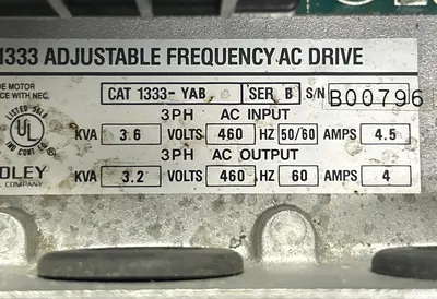 USED ALLEN-BRADLEY 1333-YAB