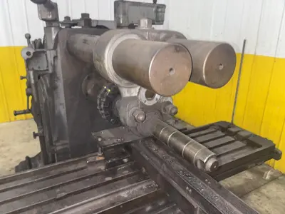 #2 KEARNEY & TRECKER MILWAUKEE MODEL 2CH HORIZONTAL MILL W/ VERTICAL HEAD: YOBRO #23956