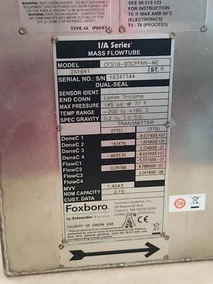 NEW Foxboro 190498
