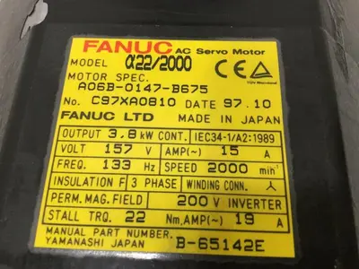 USED FANUC A06B-0147-B675