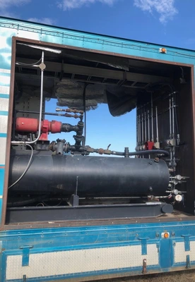 Alfa-Laval OFSX 610 crude oil dehydrator mobile system.