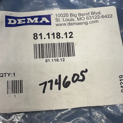 New | in-Stock dema 8111812 Valves/Fittings Indiana US | J&J Industrial Supply #1411565