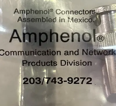 New | in-Stock AMPHENOL 203/743-9272 Miscellaneous Equipment (Electrical & Power) | Surplus Asset Holdings #1198269