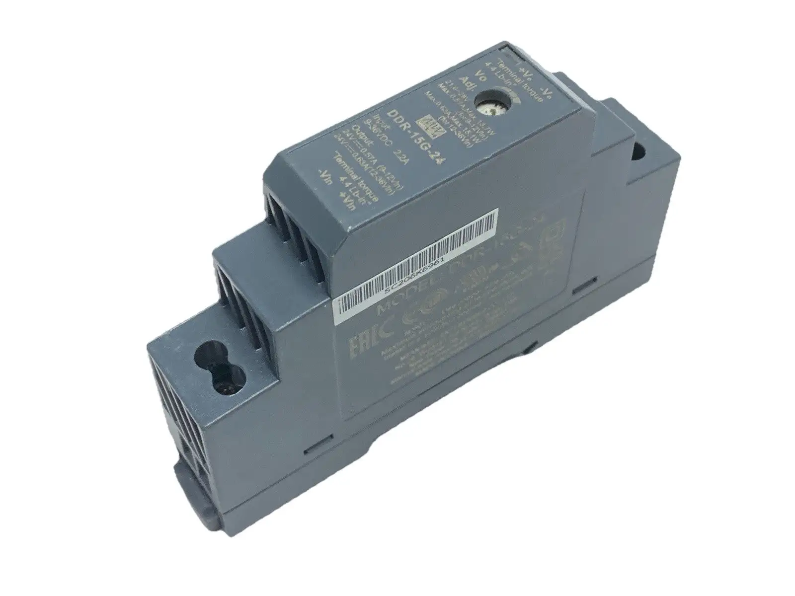 USED MEAN WELL DC/DC CONVERTER MODULE 0.63A 24V 15W