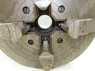 TR Almond MFG Model-40 4-Jaw Adjustable Independent Metal Lathe Chuck 10" OD