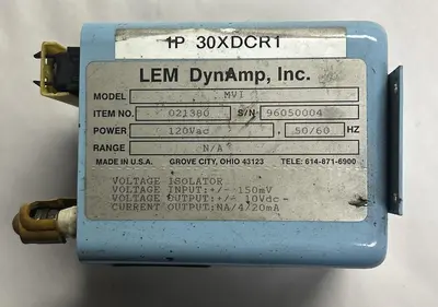 Used LEM DYNAMP MVI Misc Electrical & Power Parts | Surplus Asset Holdings #1219215