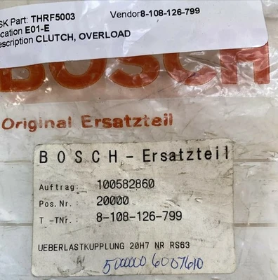 NEW Bosch 8-108-126-799