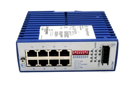 USED HIRSCHMANN RS2-TX ETHERNET RAIL SWITCH 8-PORT RS2TX