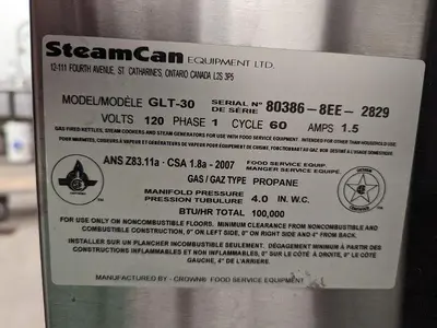 USED 2009 STEAMCAN GLT-30