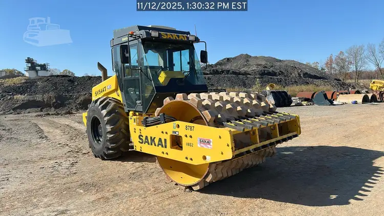 Used 2024 SAKAI SV544T Single Drum Rollers North Carolina US | National Equipment Dealers #1422731